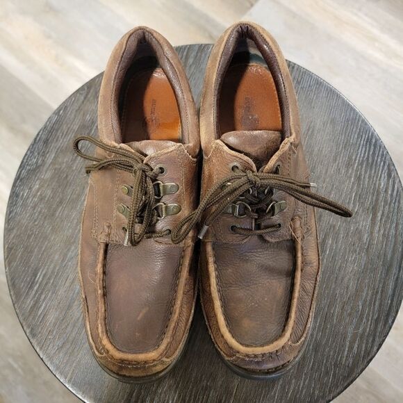 Duck Head Brown Leather Shoes Size 10 - Picture 1 of 6